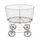 27" Vintage Reproduction Metal Laundry Basket on Wheels